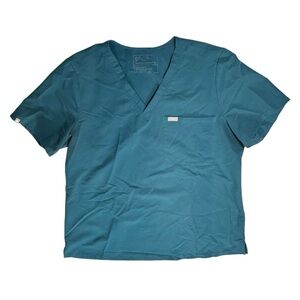 FIGS Catarina One Pocket Scrub Top Size XL Green Women’s FW1000